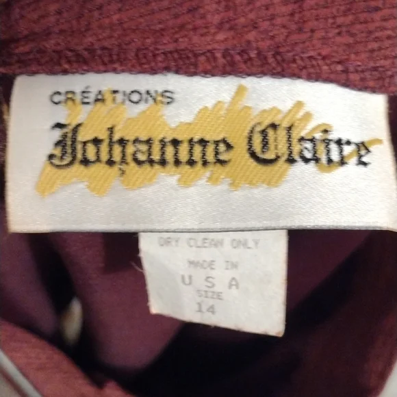 Johanne Claire  Creations  Reddish Brown Lined Button Down Front  Maxi S… - Picture 6 of 7